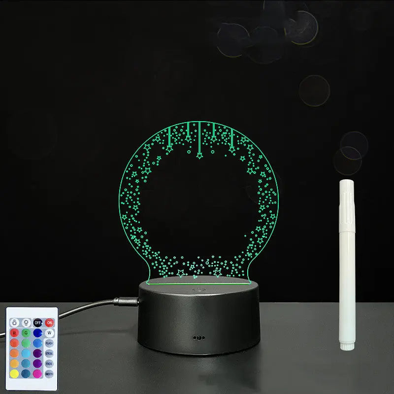3D Acrylic Board Handwriting Message Board LED Light - Unique Unique Unique 3D Acrylic Board Handwriting Message Board LED Light