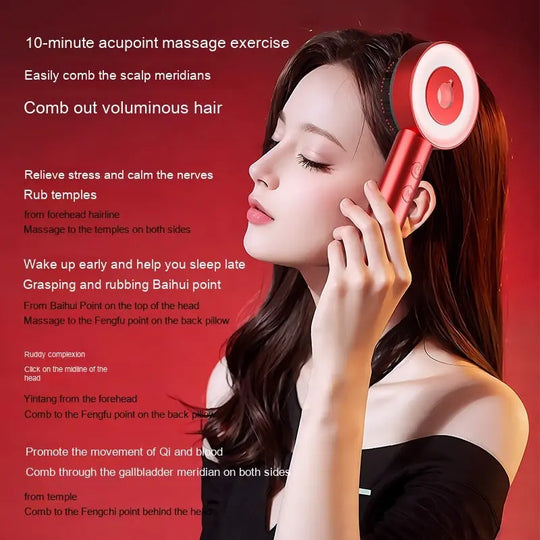 Fluffy Comb Scalp Massager Infrared Hair Care And Beauty - Unique Unique Unique Fluffy Comb Scalp Massager Infrared Hair Care And Beauty