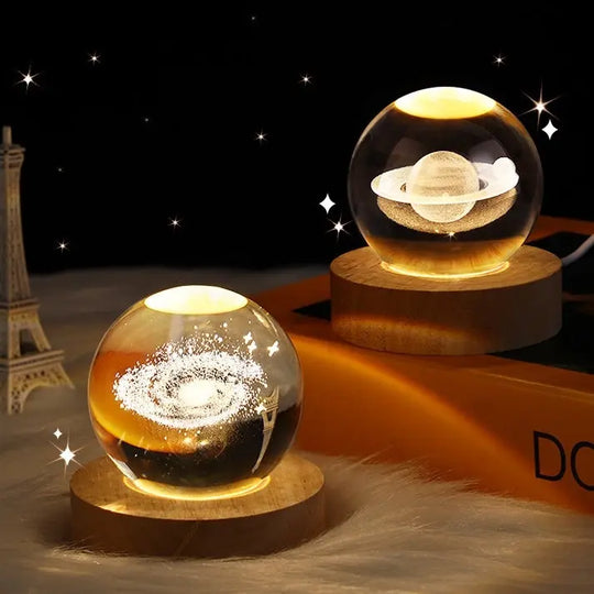 Luminous Starry Sky And Planets Moon Moon Crystal Ball Small Night Lamp Projection Ambience Light Creative Gift New Strange Gift - Unique Unique Unique Luminous Starry Sky And Planets Moon Moon Crystal Ball Small Night Lamp Projection Ambience Light Creative Gift New Strange Gift