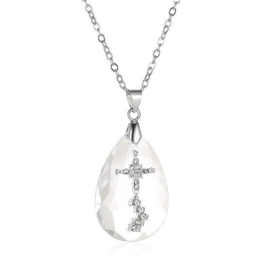 Simple Temperament Wild Drop Pendant Necklace - Unique Unique Unique Simple Temperament Wild Drop Pendant Necklace