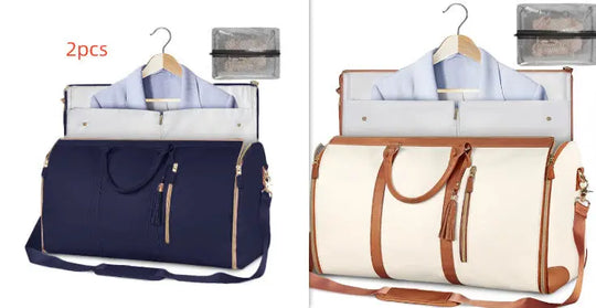 Large Capacity Travel Duffle Bag Women's Handbag Folding Suit Bag Waterproof Clothes Totes Unique