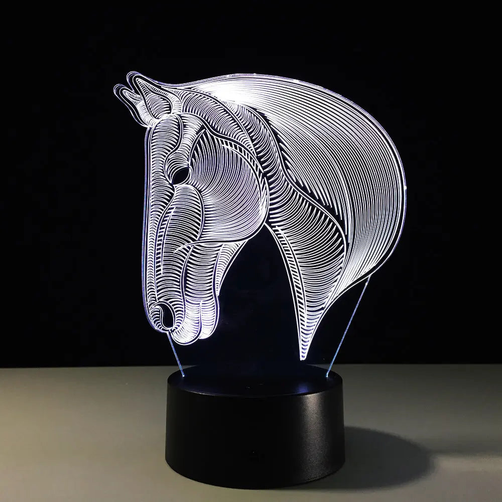 horse's head LED night lights - Unique Unique Unique horse's head LED night lights