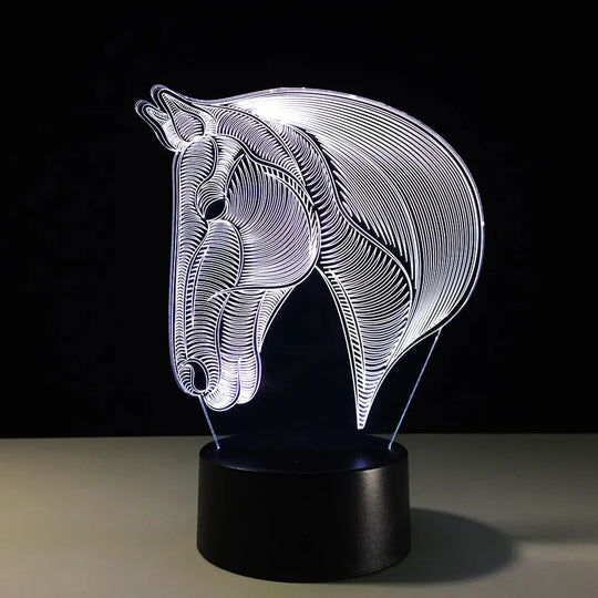 horse's head LED night lights - Unique Unique Unique horse's head LED night lights