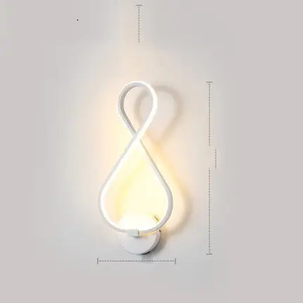 led wall lamp nordic minimalist bedroom bedside lamp - Unique Unique Unique led wall lamp nordic minimalist bedroom bedside lamp