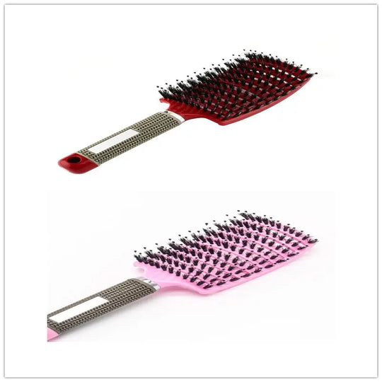 Hairbrush Anti Klit Brushy Haarborstel Women Detangler Hair Brush Bristle Nylon Scalp Massage  Teaser Hair Brush Comb Unique