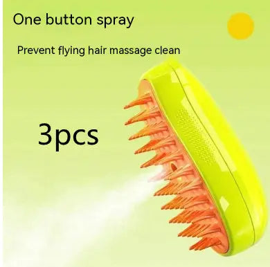 3 In 1 Cat Steam Brush Steamy Dog Brush Electric Spray Cat Hair Brushes For Massage Pet Grooming Comb Hair Removal Combs - Unique Unique Unique 3 In 1 Cat Steam Brush Steamy Dog Brush Electric Spray Cat Hair Brushes For Massage Pet Grooming Comb Hair Removal Combs