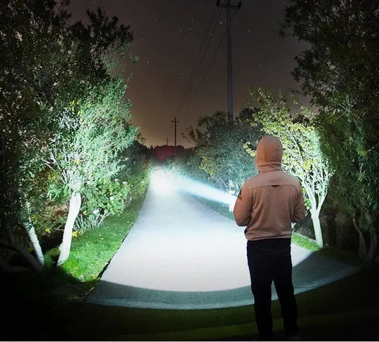 Strong Flashlight Focusing Led Light Rechargeable Super Bright LED Outdoor Xenon Lamp - Unique Unique Unique Strong Flashlight Focusing Led Light Rechargeable Super Bright LED Outdoor Xenon Lamp