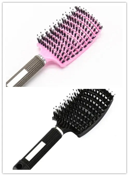 Hairbrush Anti Klit Brushy Haarborstel Women Detangler Hair Brush Bristle Nylon Scalp Massage  Teaser Hair Brush Comb Unique