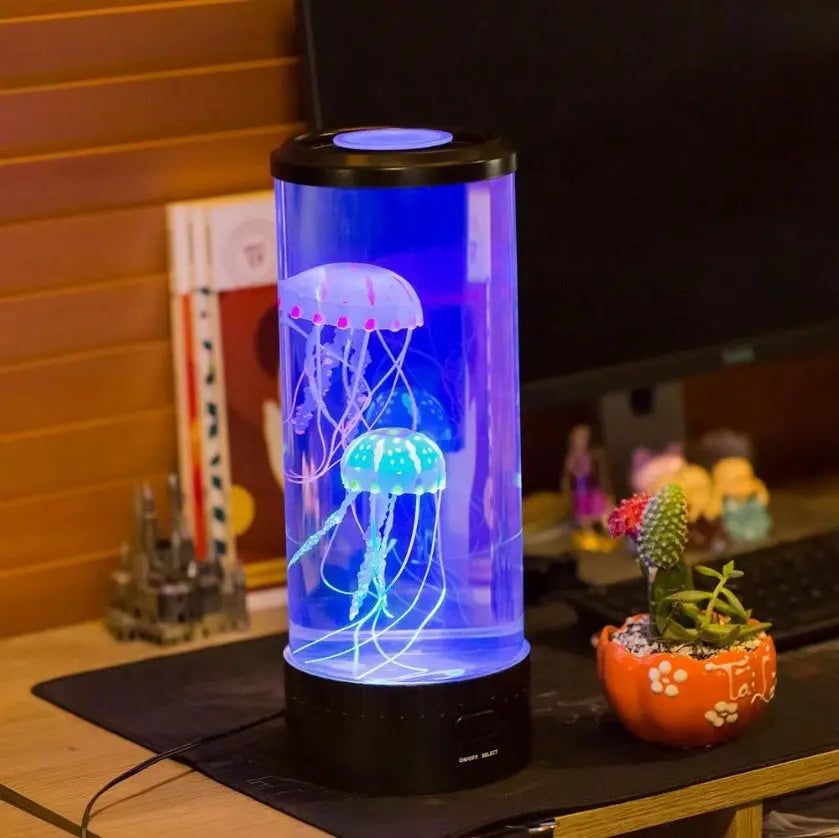 LED Jellyfish Aquarium Lamp Night Light USB Powered - Unique Unique Unique LED Jellyfish Aquarium Lamp Night Light USB Powered