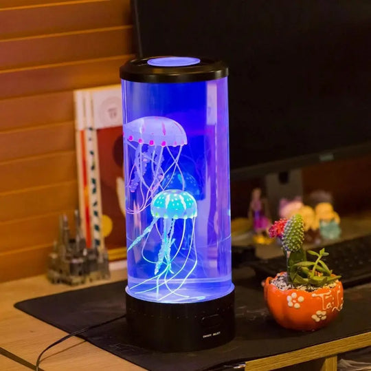 LED Jellyfish Aquarium Lamp Night Light USB Powered - Unique Unique Unique LED Jellyfish Aquarium Lamp Night Light USB Powered