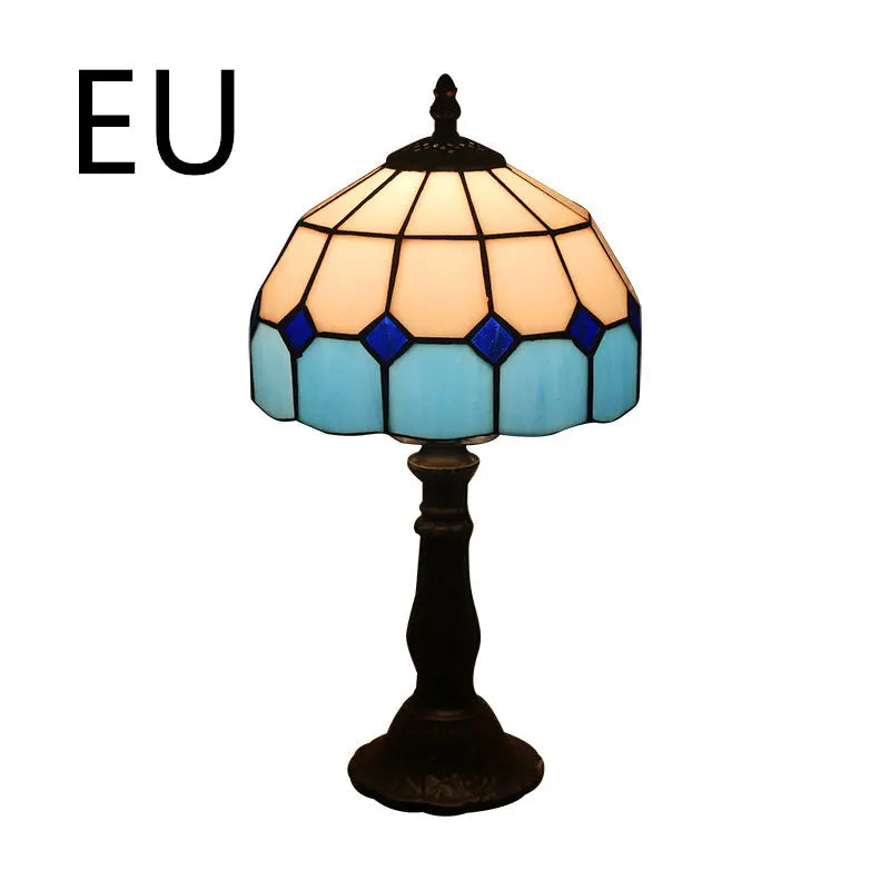 Lamp Bedroom Bedside Lamp Retro Bar Yellow Glass Lamp Resin Base Table Lamps Makeup Table Side Table Led Lights - Unique Unique Unique Lamp Bedroom Bedside Lamp Retro Bar Yellow Glass Lamp Resin Base Table Lamps Makeup Table Side Table Led Lights