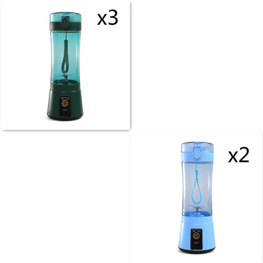 Portable Electric Fruit Juicer Wireless USB Rechargeable Mini Mixer Multifunction Summer Smoothie Blender Machine Kitchen Supplies Unique
