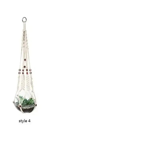 4 Pack - Macrame Hanging Baskets - Unique Unique Unique 4 Pack - Macrame Hanging Baskets