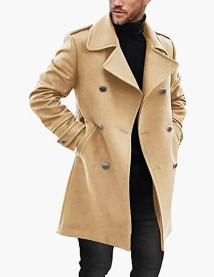 Woolen Men's Coat Autumn And Winter New Product Warm Padded Jacket - Unique Unique Unique Woolen Men's Coat Autumn And Winter New Product Warm Padded Jacket