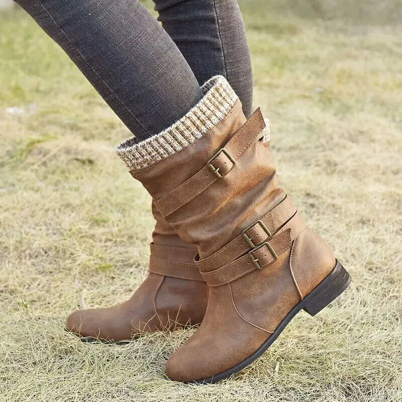 Winter new products low heel 40-43 women's boots - Unique Unique Unique Winter new products low heel 40-43 women's boots