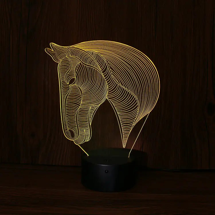 horse's head LED night lights - Unique Unique Unique horse's head LED night lights