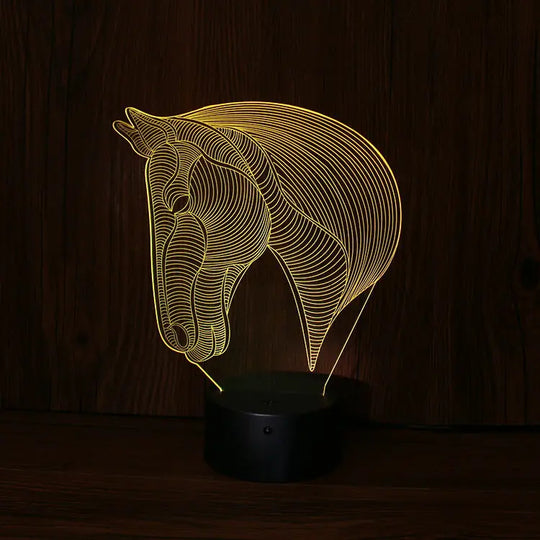 horse's head LED night lights - Unique Unique Unique horse's head LED night lights