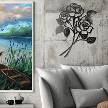 Metal Rose Art Wall Decorations Iron Wall Hanging - Unique Unique Unique Metal Rose Art Wall Decorations Iron Wall Hanging