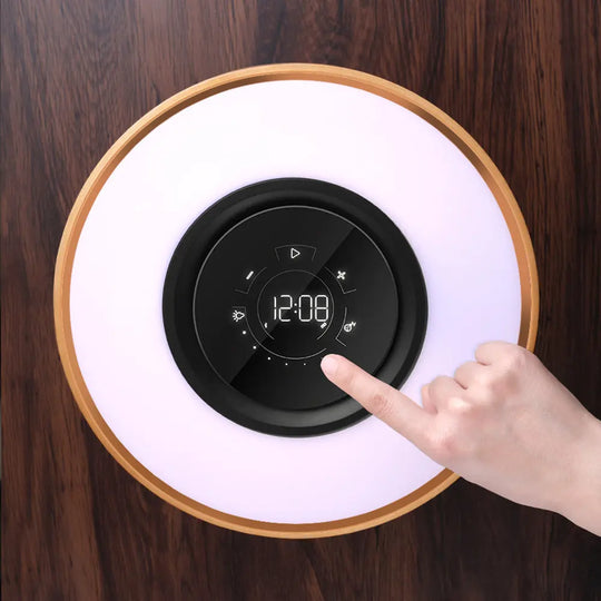 Round Intelligent Music Bluetooth Speaker Bed Lamp WiFi Circle Tree Of Led Light Wireless Charging For Living Room - Unique Unique Unique Round Intelligent Music Bluetooth Speaker Bed Lamp WiFi Circle Tree Of Led Light Wireless Charging For Living Room