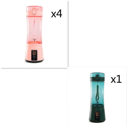 Portable Electric Fruit Juicer Wireless USB Rechargeable Mini Mixer Multifunction Summer Smoothie Blender Machine Kitchen Supplies Unique