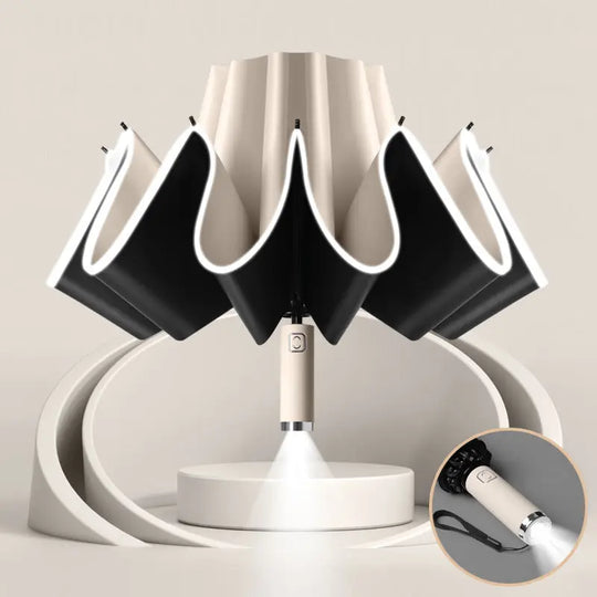Full-automatic Shrink Rain And Rain Dual-use Thickened Large Car Reverse Sun Protection UV Umbrella - Unique Unique Unique Full-automatic Shrink Rain And Rain Dual-use Thickened Large Car Reverse Sun Protection UV Umbrella