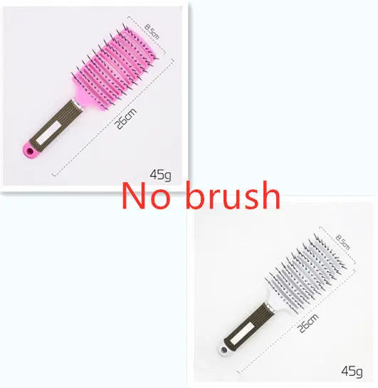Hairbrush Anti Klit Brushy Haarborstel Women Detangler Hair Brush Bristle Nylon Scalp Massage  Teaser Hair Brush Comb Unique