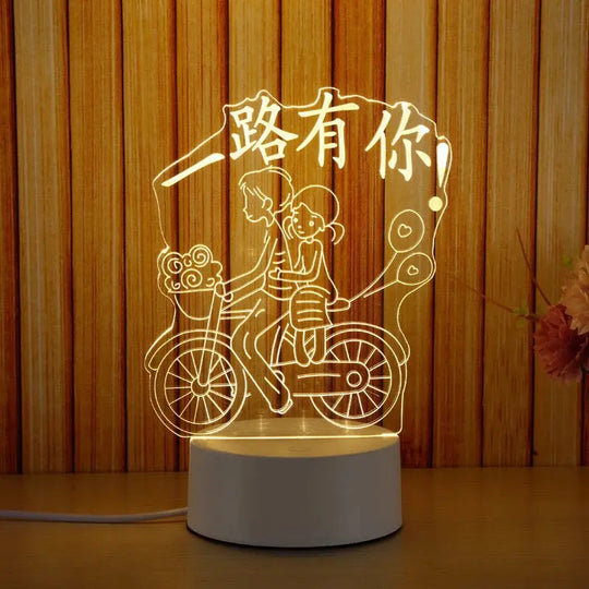 Bedroom bedside creative electronic night light - Unique Unique Unique Bedroom bedside creative electronic night light