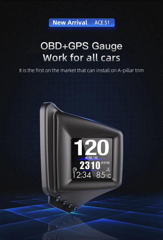 Car Display AP-1 Car HUD Head-up Display OBD GPS Driving Computer Code Table - Unique Unique Unique Car Display AP-1 Car HUD Head-up Display OBD GPS Driving Computer Code Table