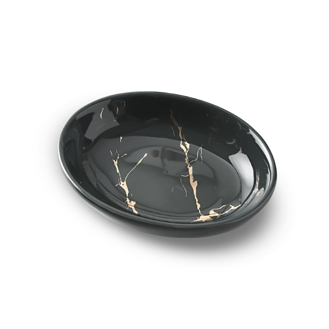 Premium Ceramic Bathroom Accessory Set | 4-Piece Spa-Inspired Bath Décor Collection