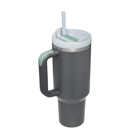 40 Oz Tumbler With Handle Straw Insulated, Stainless Steel Spill Proof Vacuum Coffee Cup Tumbler With Lid Tapered Mug Gifts For Valentine Lover Suitable For Car Gym Office Travel - Unique Unique Unique 40 Oz Tumbler With Handle Straw Insulated, Stainless Steel Spill Proof Vacuum Coffee Cup Tumbler With Lid Tapered Mug Gifts For Valentine Lover Suitable For Car Gym Office Travel
