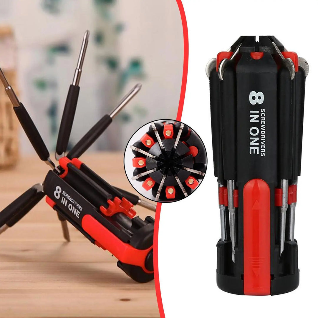 Car Supplies 8 In 1 Screwdriver With LED Flashlight Car Portable Multifunctional Outdoor Tools - Unique Unique Unique Car Supplies 8 In 1 Screwdriver With LED Flashlight Car Portable Multifunctional Outdoor Tools