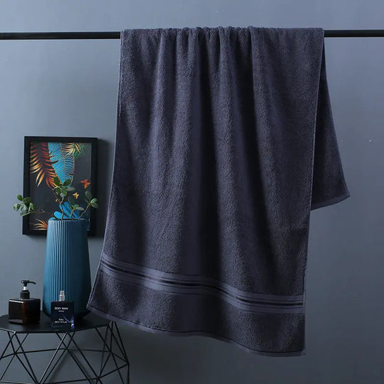 Pure Color Thick Cotton Bath Towel Set Towel Set Increased Pure Cotton Beach Towel Beauty Salon Bath Towel - Unique Unique Unique Pure Color Thick Cotton Bath Towel Set Towel Set Increased Pure Cotton Beach Towel Beauty Salon Bath Towel