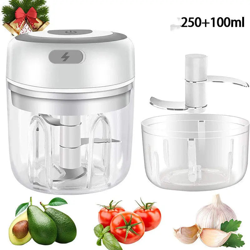 Mini Electric Garlic Chopper USB Charging Ginger Masher Machine Sturdy Durable Chili Vegetable Crusher Kitchen Tool - Unique Unique Unique Mini Electric Garlic Chopper USB Charging Ginger Masher Machine Sturdy Durable Chili Vegetable Crusher Kitchen Tool