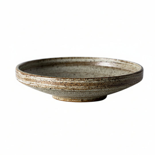 Rough Pottery Bowl — Retro Glaze