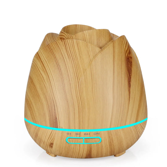 Light Wood Grain 400ml Colorful Light Rose Humidifier - Unique Unique Unique Light Wood Grain 400ml Colorful Light Rose Humidifier