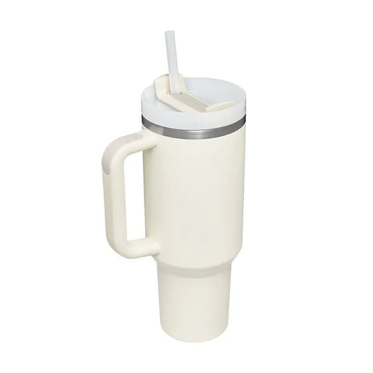 40 Oz Tumbler With Handle Straw Insulated, Stainless Steel Spill Proof Vacuum Coffee Cup Tumbler With Lid Tapered Mug Gifts For Valentine Lover Suitable For Car Gym Office Travel - Unique Unique Unique 40 Oz Tumbler With Handle Straw Insulated, Stainless Steel Spill Proof Vacuum Coffee Cup Tumbler With Lid Tapered Mug Gifts For Valentine Lover Suitable For Car Gym Office Travel