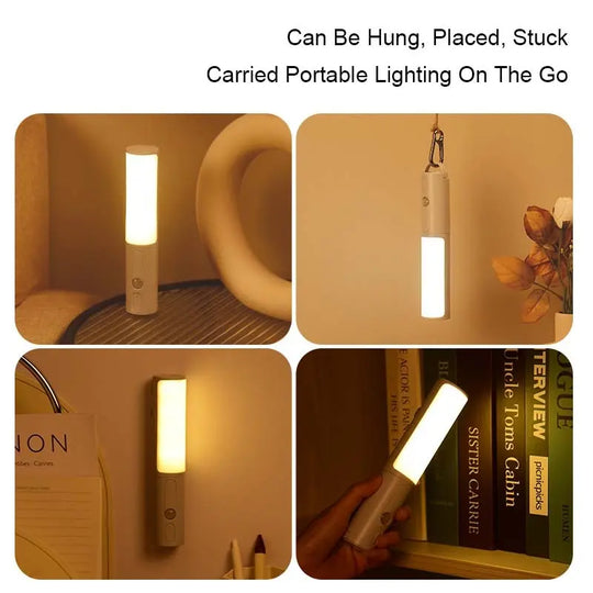 New Style Smart Human Body Induction Motion Sensor LED Night Light For Home Bed Kitchen Cabinet Wardrobe Wall Lamp - Unique Unique Unique New Style Smart Human Body Induction Motion Sensor LED Night Light For Home Bed Kitchen Cabinet Wardrobe Wall Lamp