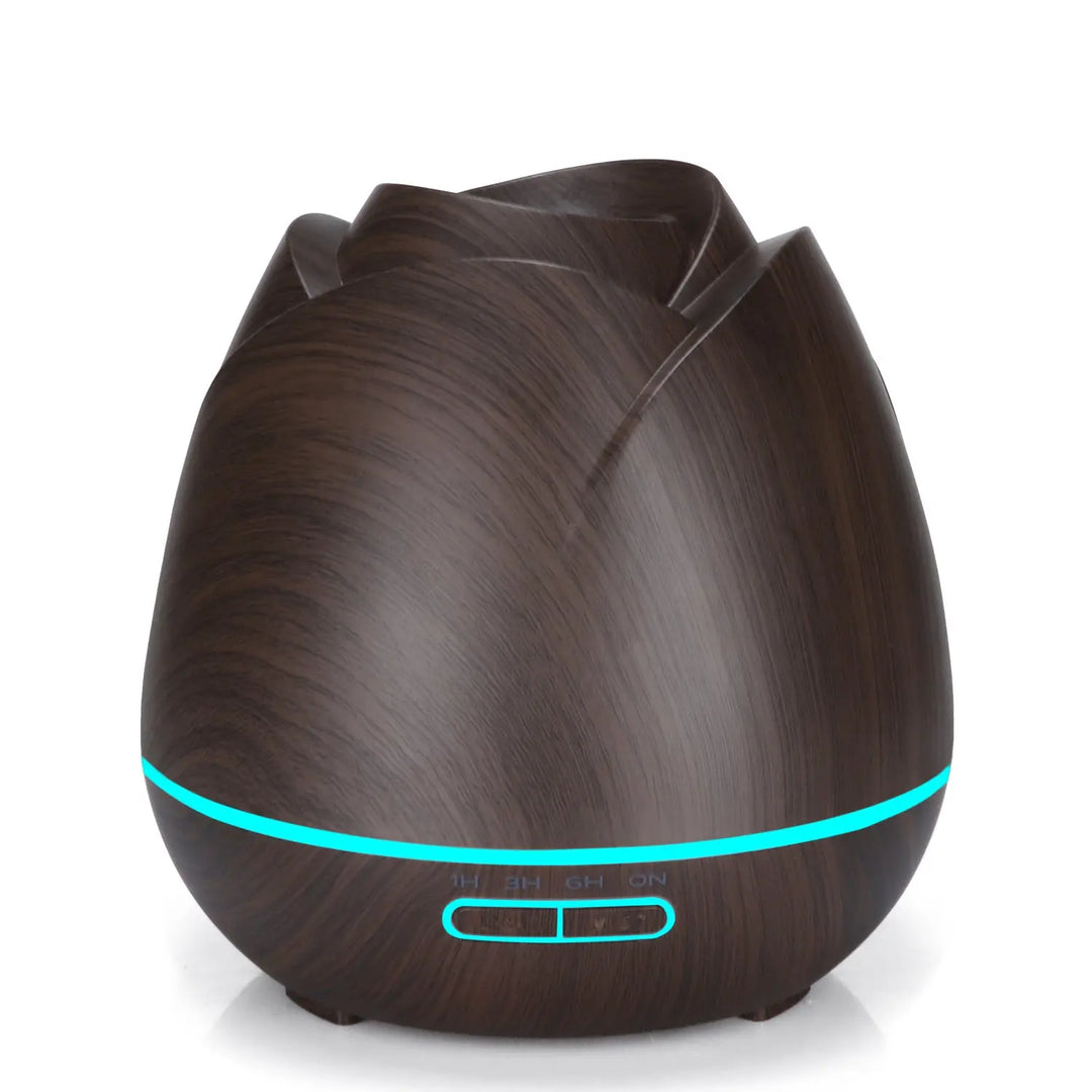 Light Wood Grain 400ml Colorful Light Rose Humidifier - Unique Unique Unique Light Wood Grain 400ml Colorful Light Rose Humidifier