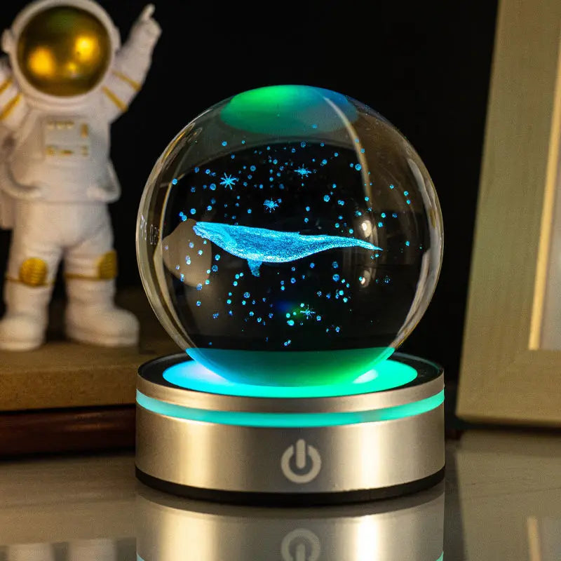 Creative 3D Inner Carving Luminous Crystal Ball Colorful Gradient Small Night Lamp Home Decorations Gifts Selection - Unique Unique Unique Creative 3D Inner Carving Luminous Crystal Ball Colorful Gradient Small Night Lamp Home Decorations Gifts Selection