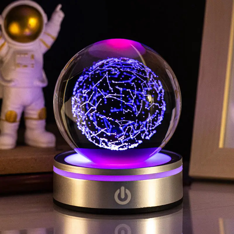 Creative 3D Inner Carving Luminous Crystal Ball Colorful Gradient Small Night Lamp Home Decorations Gifts Selection - Unique Unique Unique Creative 3D Inner Carving Luminous Crystal Ball Colorful Gradient Small Night Lamp Home Decorations Gifts Selection