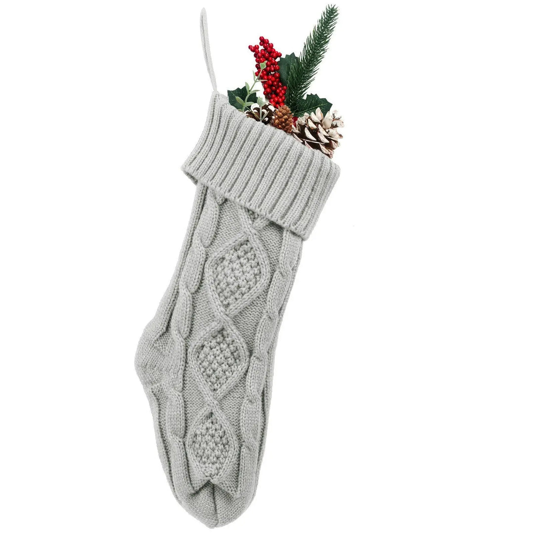 Embroidered Knitted Christmas Socks Decorative Products - Unique Unique Unique Embroidered Knitted Christmas Socks Decorative Products