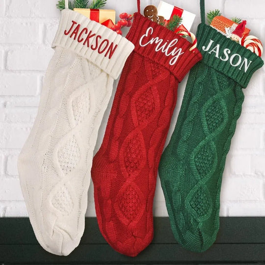 Embroidered Knitted Christmas Socks Decorative Products - Unique Unique Unique Embroidered Knitted Christmas Socks Decorative Products