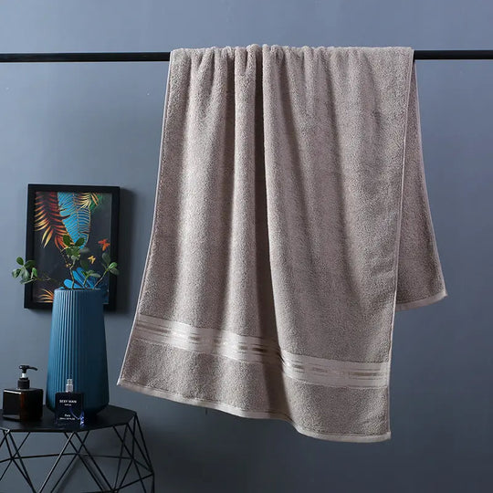 Pure Color Thick Cotton Bath Towel Set Towel Set Increased Pure Cotton Beach Towel Beauty Salon Bath Towel - Unique Unique Unique Pure Color Thick Cotton Bath Towel Set Towel Set Increased Pure Cotton Beach Towel Beauty Salon Bath Towel