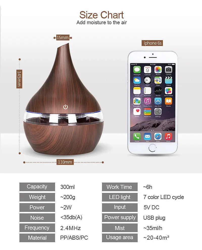 LED Essential Oil Diffuser - Unique Unique Unique LED Essential Oil Diffuser