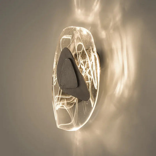 Luxury Atmospheric Ice Block Crystal Wall Lamp Post Glass Wall Light - Unique Unique Unique Luxury Atmospheric Ice Block Crystal Wall Lamp Post Glass Wall Light