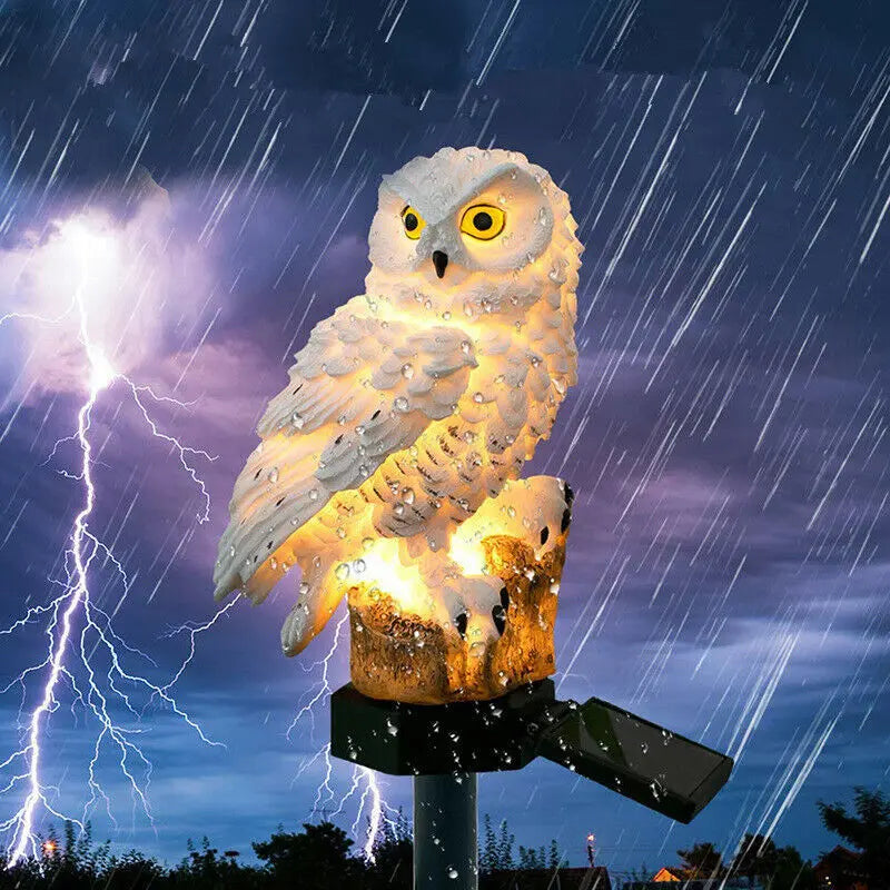 Solar Power LED Owl Parrot Lawn Light Outdoor Waterproof Garden Landscape Lamp - Unique Unique Unique Solar Power LED Owl Parrot Lawn Light Outdoor Waterproof Garden Landscape Lamp