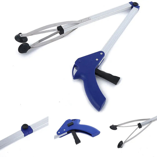 Aluminum alloy folding garbage clip picking device Household picking device Sanitation garbage clamp health clip - Unique Unique Unique Aluminum alloy folding garbage clip picking device Household picking device Sanitation garbage clamp health clip