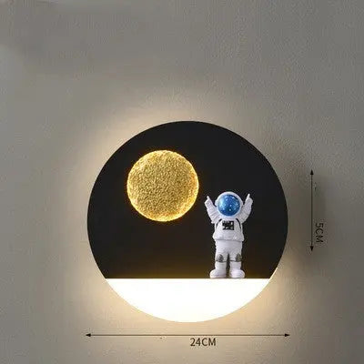 Bedroom Bedside Astronaut-shaped Shelf Wall Lamp - Unique Unique Unique Bedroom Bedside Astronaut-shaped Shelf Wall Lamp