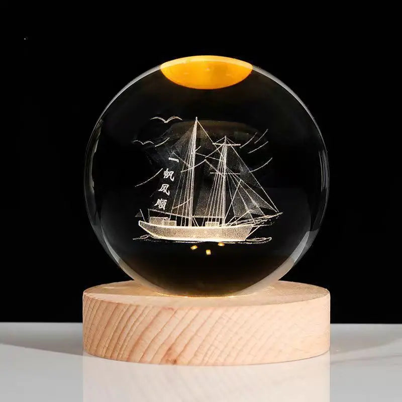 Luminous Starry Sky And Planets Moon Moon Crystal Ball Small Night Lamp Projection Ambience Light Creative Gift New Strange Gift - Unique Unique Unique Luminous Starry Sky And Planets Moon Moon Crystal Ball Small Night Lamp Projection Ambience Light Creative Gift New Strange Gift