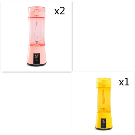 Portable Electric Fruit Juicer Wireless USB Rechargeable Mini Mixer Multifunction Summer Smoothie Blender Machine Kitchen Supplies Unique